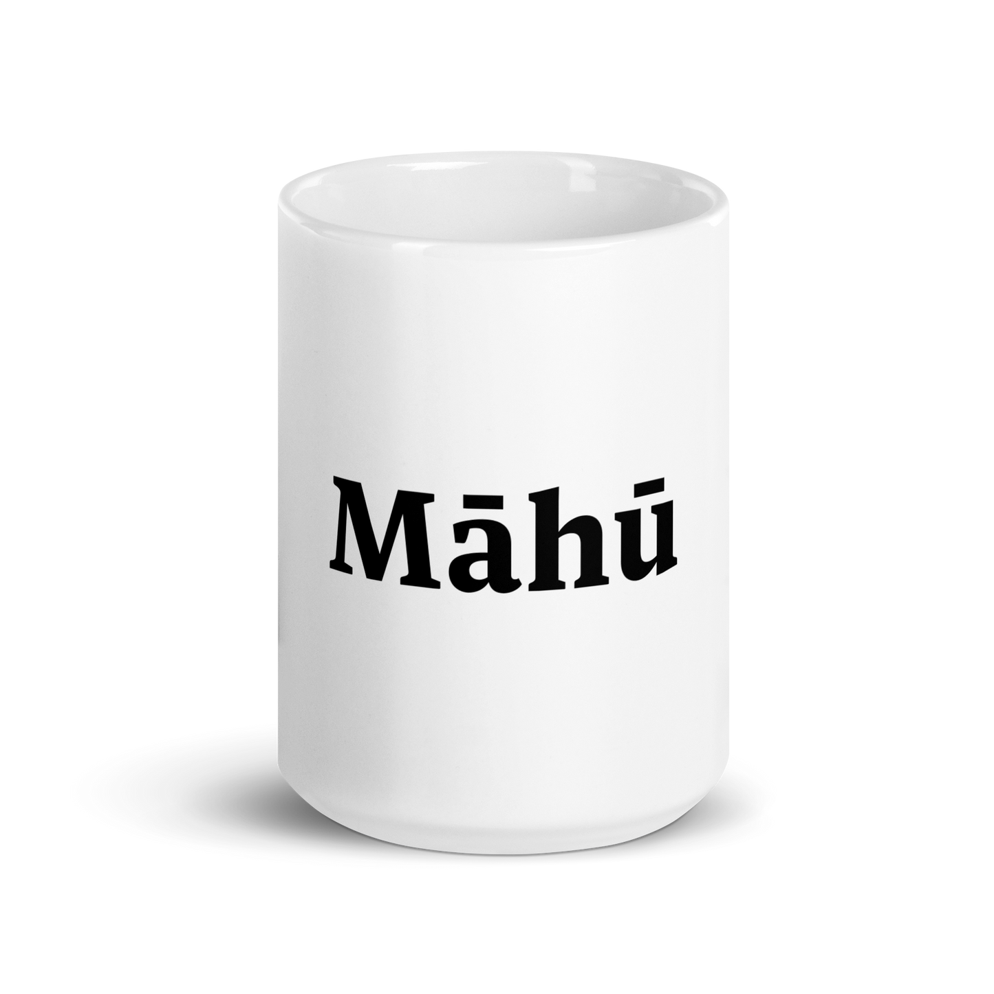 Māhū White glossy mug