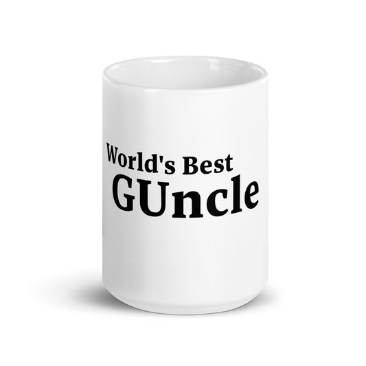 GUncle White glossy mug