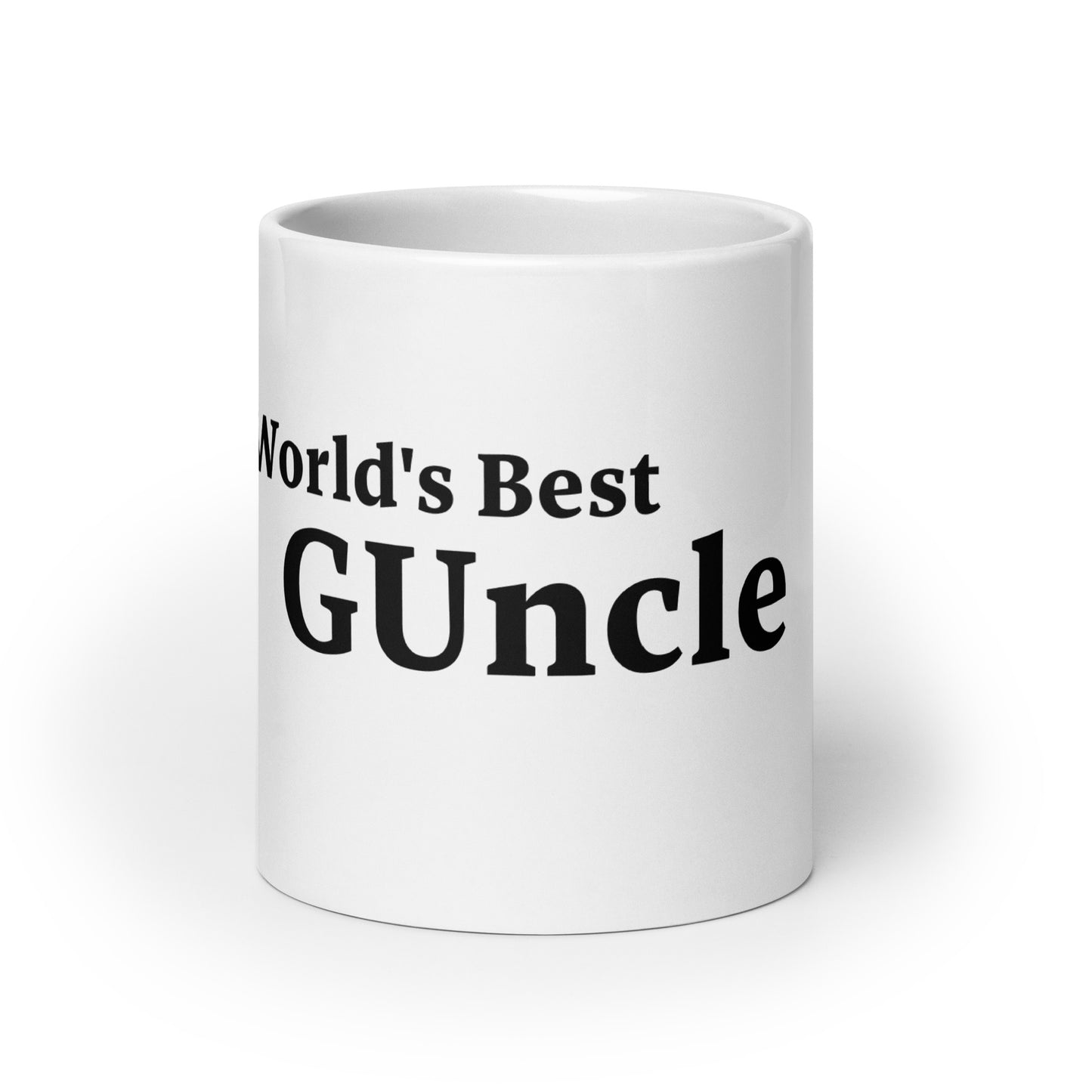 GUncle White glossy mug