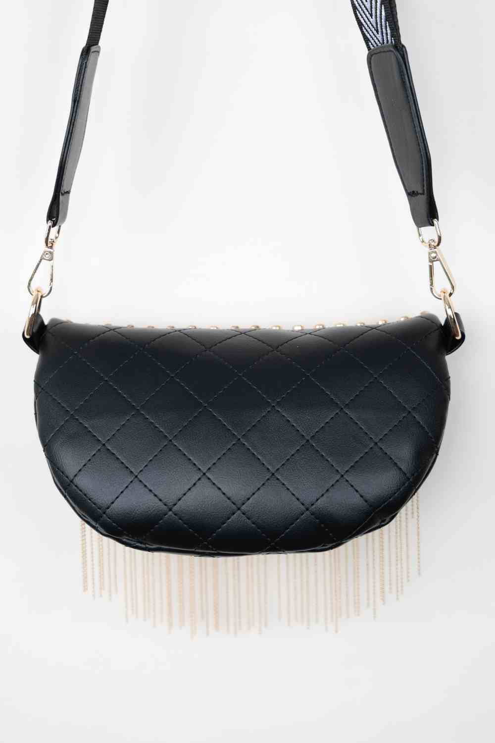 Adored PU Leather Studded Sling Bag