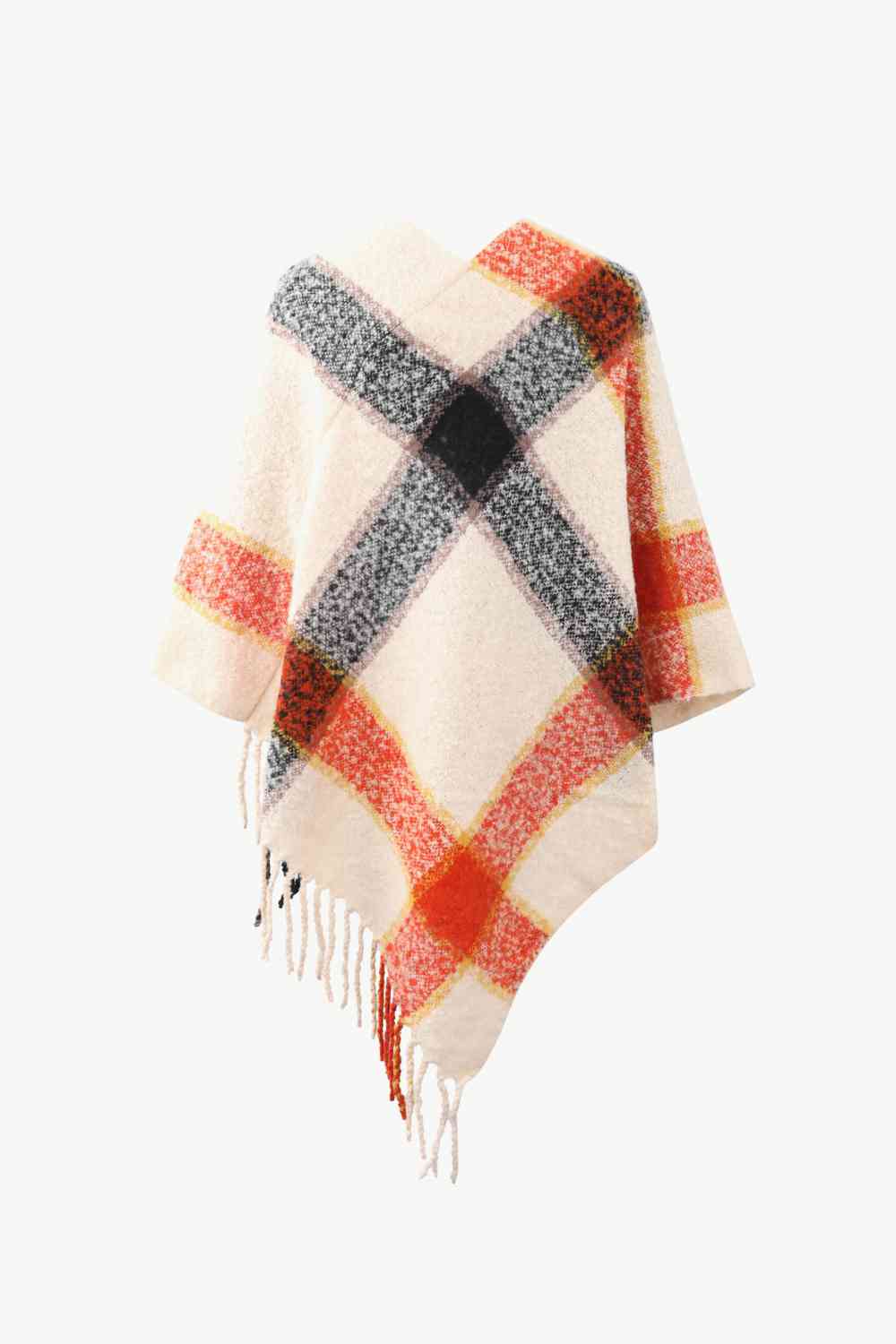 Major Plaid Poncho